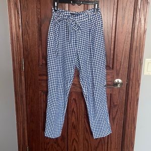 Plaid dress pants